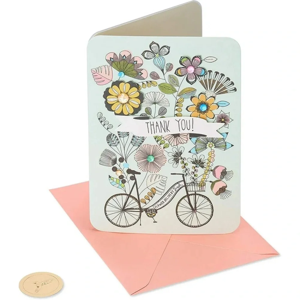 🆕Papyrus 3D “Thank You” Greeting Card